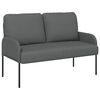 vidaXL Conjuntos de sof&aacute;s 3 pcs Cinza Escuro 115 x 56 x 80 cm