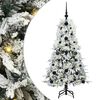 vidaXL &Aacute;rvore de Natal Articulada Artificial Branco 120 cm PE e PVC