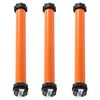 vidaXL Motores tubulares 3 pcs 20 Nm