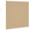 vidaXL Cortina Veneziana Marrom Claro com Padr&atilde;o 150 x 140 cm PVC