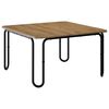 vidaXL Mesa de centro Carvalho Arttisan 59 x 59 x 45 cm