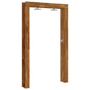 vidaXL Chuveiro Externo 226 cm Madeira Ac&aacute;cia Maci&ccedil;a e A&ccedil;o Inoxid&aacute;vel