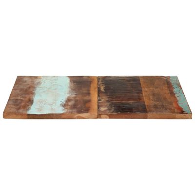 vidaXL Tampo mesa quadrado 80x80cm 25-27mm madeira recuperada maciça