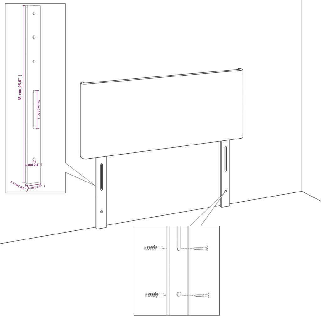 vidaXL Cama box spring c/ colchão/LED 140x190 cm veludo preto