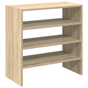 vidaXL Sapateiras 2 pcs empilh&aacute;veis 60x30x30,5 cm carvalho sonoma