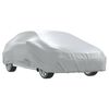 vidaXL Cobertura de carro p/ Sedan com cintas de fivela M prateado