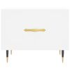 vidaXL Mesa de centro 50x50x40 cm derivados de madeira branco