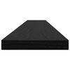 vidaXL Estante de Prateleira 4 pcs Preto 100 x 10 x 1,5 cm