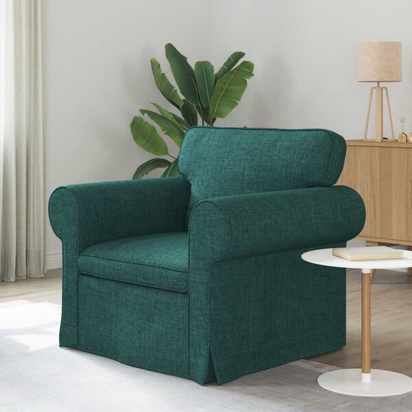 vidaXL Sof&aacute; Verde Escuro Dimens&otilde;es gerais: 95 x 82 x 80 cm (L x P x A)