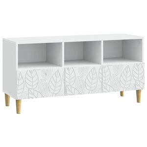 vidaXL Gabinete para TV 102 x 34,5 x 50 cm Branco Derivados de Madeira