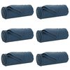 vidaXL Cobertores de Sof&aacute; 6 pcs Azul Marinho 240 x 220 cm L&atilde;
