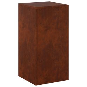 vidaXL Suporte para Plantas Ferro Enferrujado 30 x 30 x 60 cm