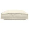 vidaXL Almofada 2 pcs Creme 40 x 40 x 8 cm Tecido Oxford