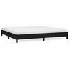 vidaXL Estrutura de cama sem colch&atilde;o 200x200 cm tecido preto