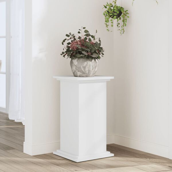 vidaXL Suporte para plantas 33x33x60 cm derivados de madeira branco