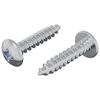 vidaXL Parafusos de Madeira 2 pcs Prateado M4 x 20 mm A&ccedil;o