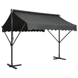 vidaXL Toldo de p&eacute; 300x300 cm antracite