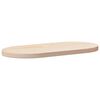 vidaXL Tampo de mesa 70x35x2,5 cm madeira maci&ccedil;a pinho oval