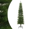 vidaXL &Aacute;rvore de Natal artificial fina com suporte PE 210 cm