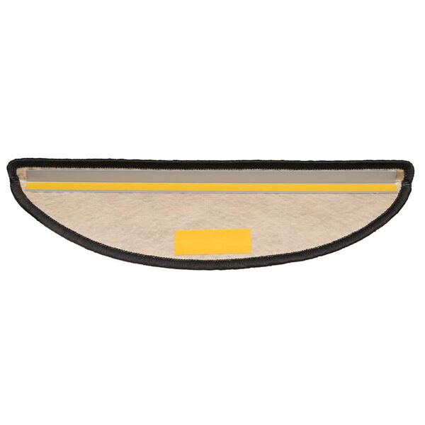 vidaXL Tapetes escada adesivos aspeto sisal 30 pcs 56x17x3cm antracite