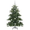 vidaXL &Aacute;rvore de Natal Articulada Artificial Verde 150 cm PVC e A&ccedil;o