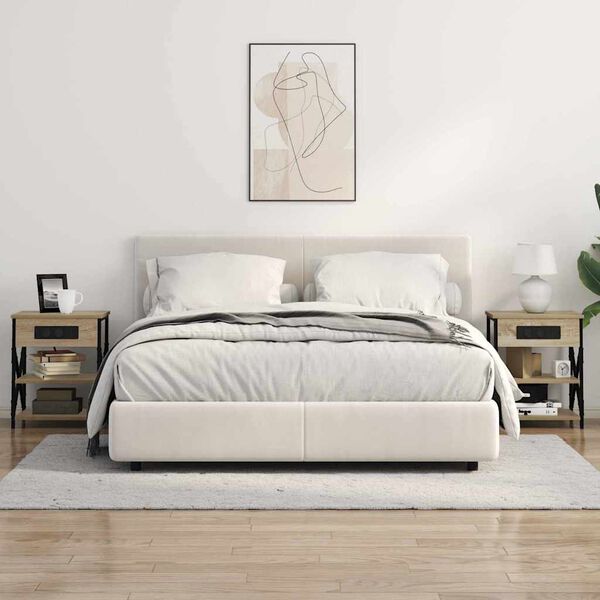 vidaXL Arm&aacute;rio de Cabeceira Carvalho Sonoma 41 x 31 x 51 cm