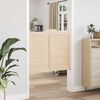vidaXL Portas de batente design de persiana 1-Par pinho maci&ccedil;o