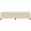 vidaXL Cama Box Creme 120 x 190 cm tecido