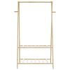 vidaXL Roupeiro com prateleiras 96x45,5x150,5 cm bambu
