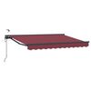 vidaXL Toldo Retr&aacute;til El&eacute;trico Bord&ocirc; e Antracite 2,5 x 2 m