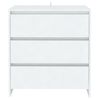 vidaXL Aparador 70x41x75 cm derivados de madeira branco