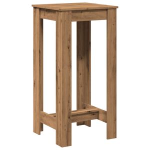 vidaXL Mesa de bar 51x50x103,5 cm derivados madeira carvalho artisiano