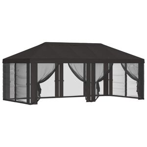 vidaXL Capa de Gazebo com Laterais Antracite 600,5 x 300,5 cm