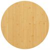 vidaXL Tampo de mesa &Oslash;60x1,5 cm bambu