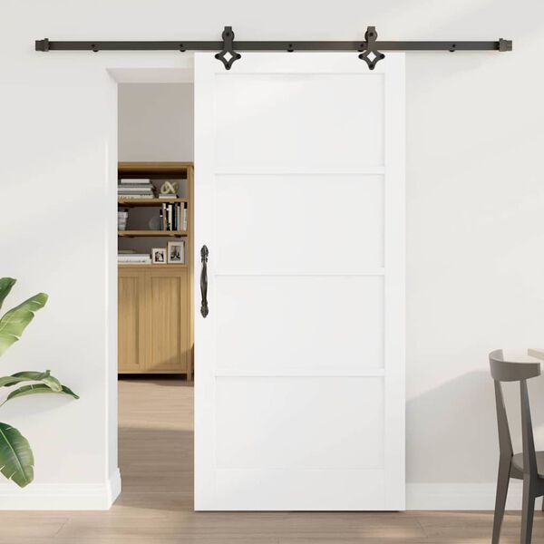 vidaXL Porta Deslizante ORKDAL Branco 93 x 202 cm