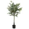 vidaXL Figueira artificial 480 folhas 130 cm verde