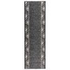vidaXL Tapete Runner FLORNES Tecido Cinzento PP 7 mm