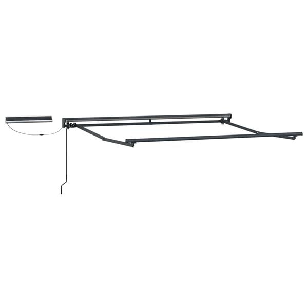 vidaXL Toldo Retr&aacute;til El&eacute;trico Castanho 3 x 2,5 m