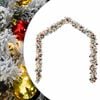 vidaXL Grinalda de Natal com enfeites e luzes LED 10 m PVC verde