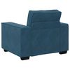 vidaXL Poltrona 100x78x84 cm veludo azul