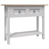vidaXL Mesa consola Corona pinho mexicano 90x34,5x73 cm cinzento