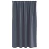 vidaXL Cortinas Blackout com Argolas 2 pcs Antracite 140 x 140 cm