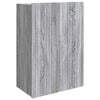 vidaXL Arm&aacute;rio de Parede Sonoma cinzento 66 x 34,5 x 92 cm