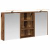 vidaXL Conjunto de Arm&aacute;rios para Banheiro 3 unid. 126 x 16 x 62.5 cm