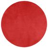 vidaXL Tapete de pelo curto OVIEDO &Oslash; 240 cm vermelho