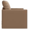 vidaXL Sof&aacute;-Cama 60cm Cappuccino Couro Artificial
