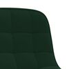 vidaXL Cadeiras de jantar giratorias 2 pcs veludo verde-escuro