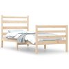 vidaXL Estrutura de cama 90x200 cm madeira pinho maci&ccedil;o