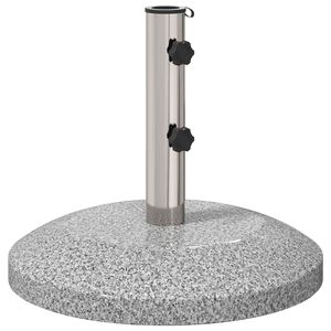 vidaXL Base para Parasol de 40-50 mm 26.45 kg Cinzento