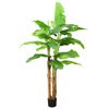 vidaXL &Aacute;rvore bananeira artificial com vaso 300 cm verde